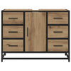 Baderomsvaskeskap artisan eik 80 x 33 x 60 cm Konstruert tre