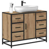 Baderomsvaskeskap artisan eik 80 x 33 x 60 cm Konstruert tre