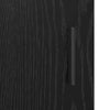 Baderomsvaskeskap Svart eik 80 x 33 x 60 cm Konstruert tre