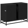 Baderomsvaskeskap Svart eik 80 x 33 x 60 cm Konstruert tre