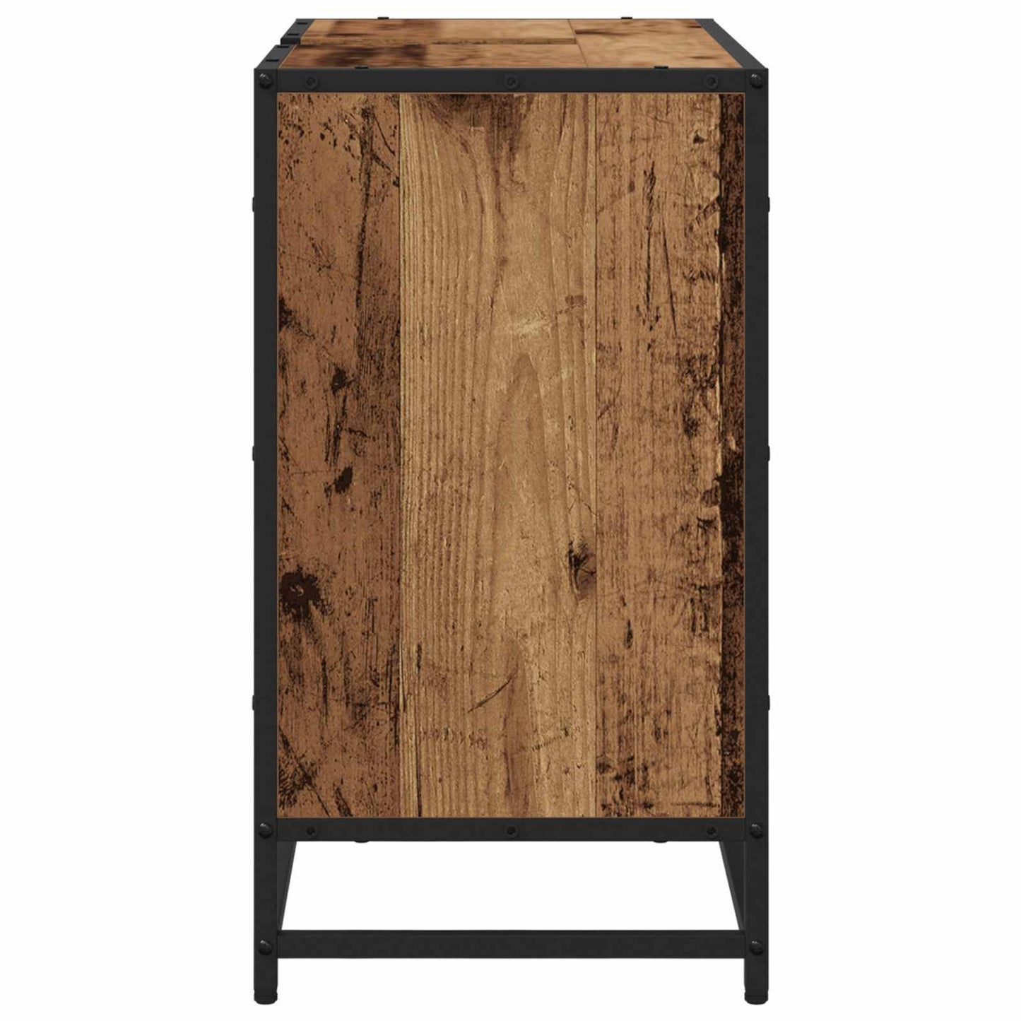 Baderomsskap med hylle Gamle tre 65 x 33 x 60 cm Konstruert tre