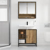 Baderomsvaskeskap artisan eik 65 x 33 x 60 cm Konstruert tre