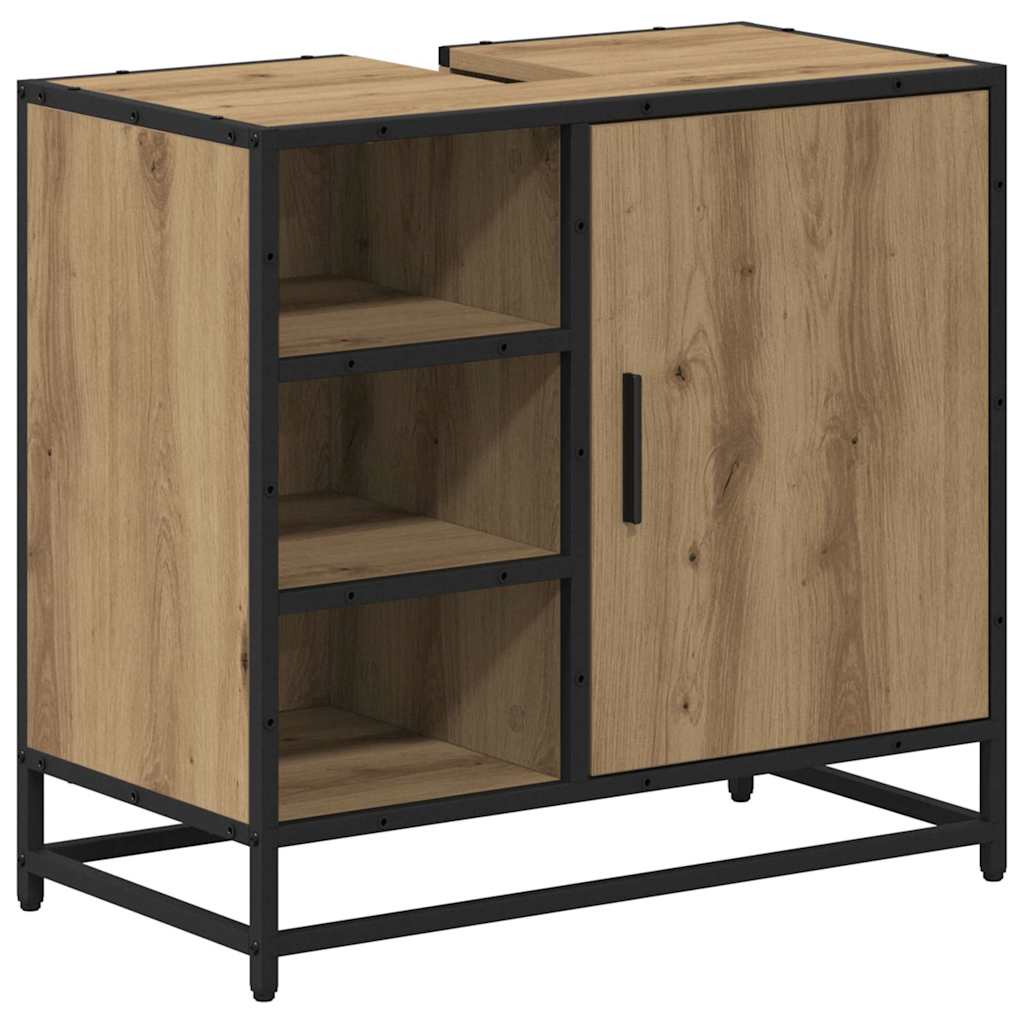 Baderomsvaskeskap artisan eik 65 x 33 x 60 cm Konstruert tre