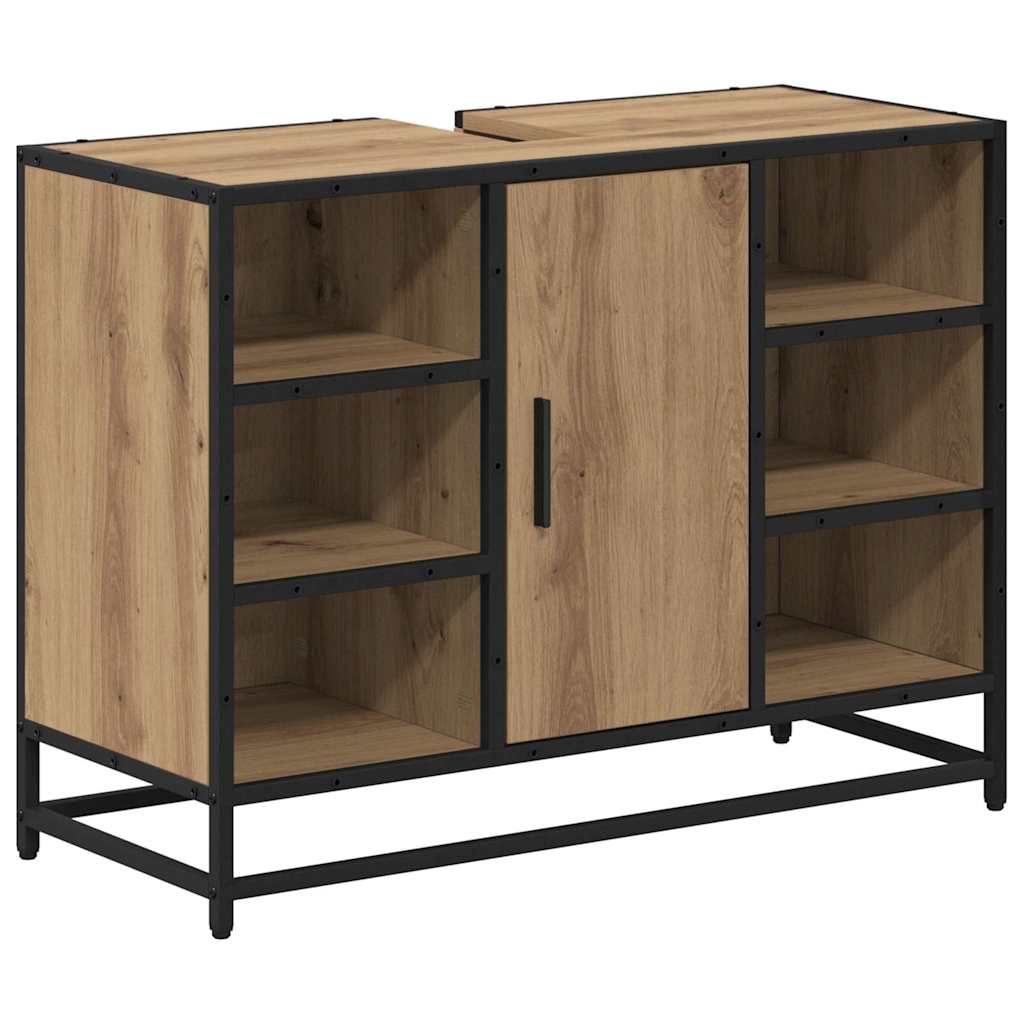 Baderomsvaskeskap artisan eik 80 x 33 x 60 cm Konstruert tre