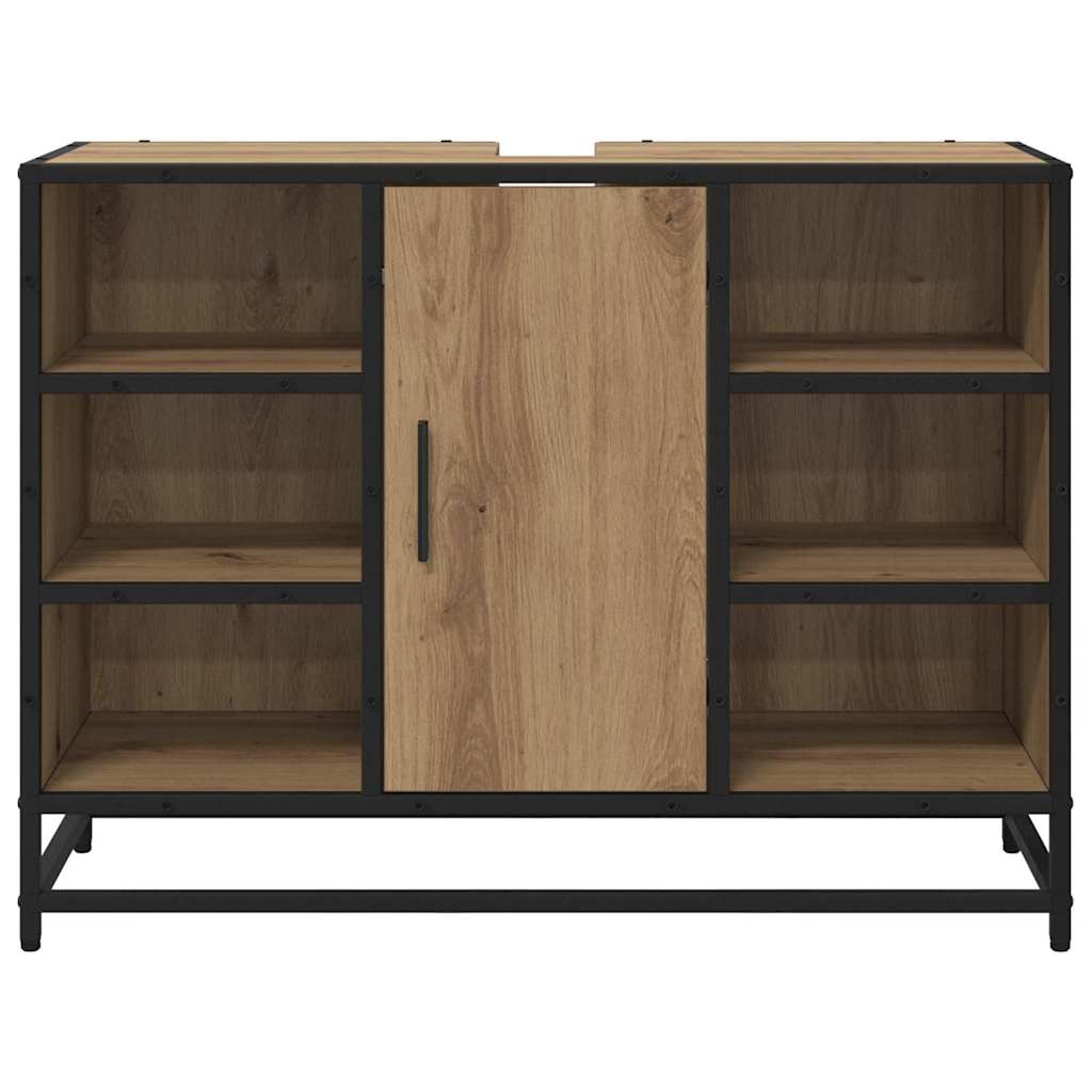 Baderomsvaskeskap artisan eik 80 x 33 x 60 cm Konstruert tre
