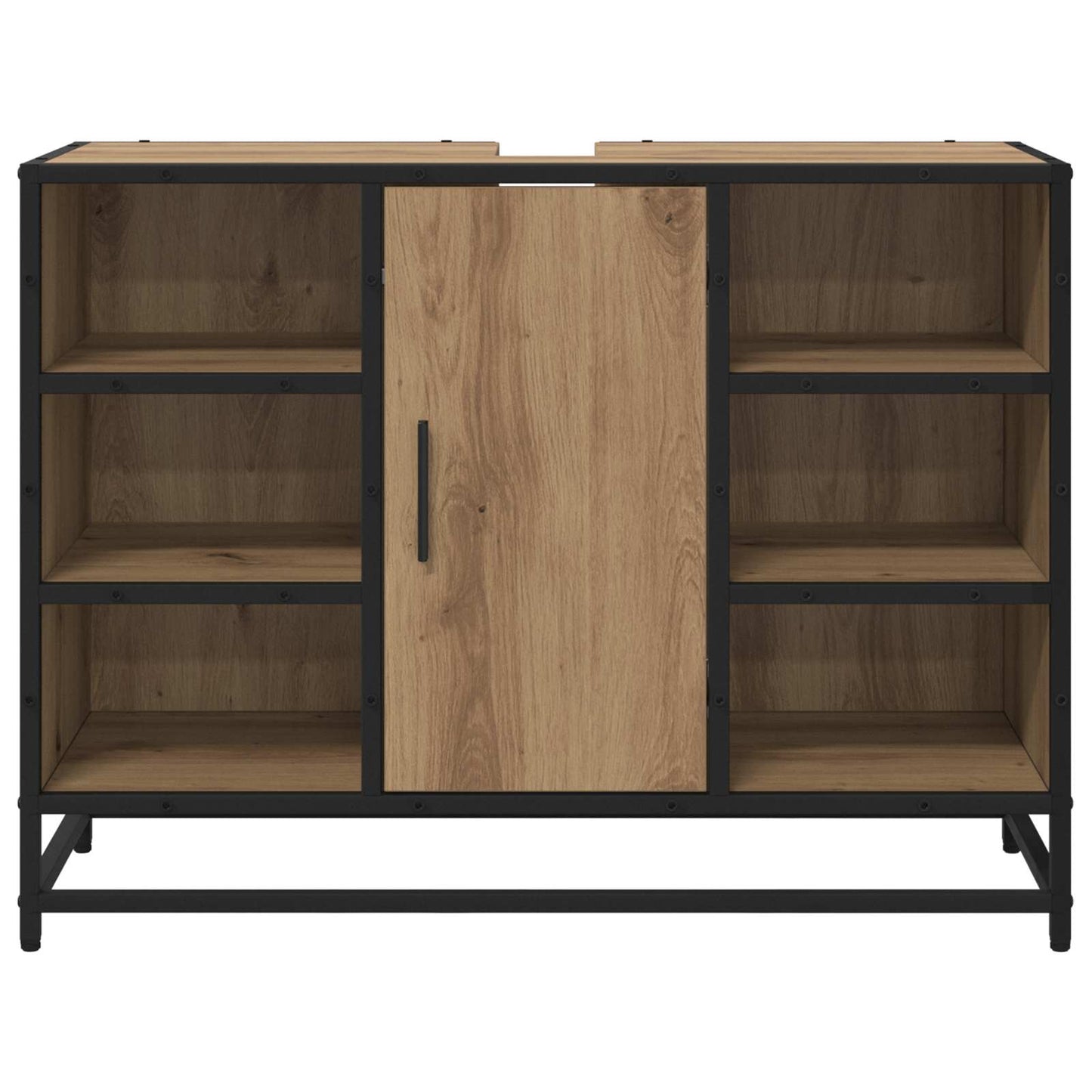 Baderomsskap med dør Artisan Eik 80 x 33 x 60 cm Konstruert tre
