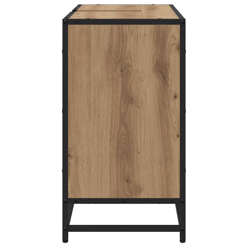 Baderomsvaskeskap artisan eik 80 x 33 x 60 cm Konstruert tre