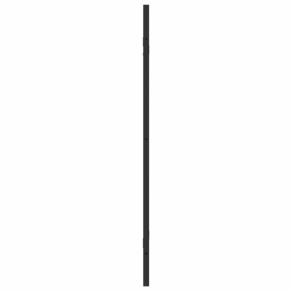 Dusjinnhegning Svart 130 x 138 cm ESG Glass og Aluminium