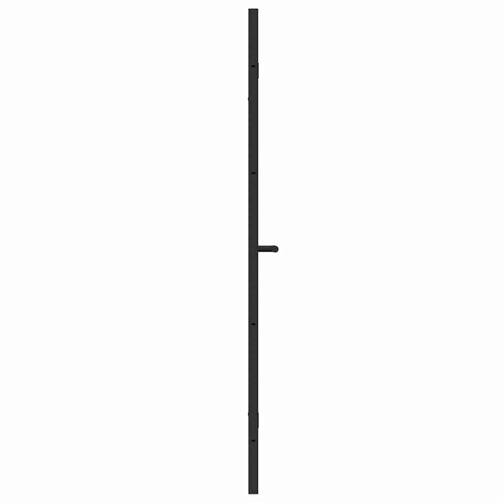 Dusjinnhegning Svart 120 x 140 cm ESG Glass og Aluminium