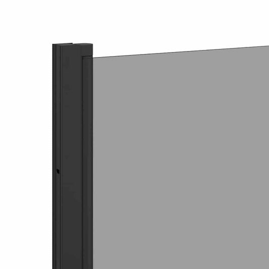 Bade dusjvegg Svart 68 x 130 cm Herdet glass