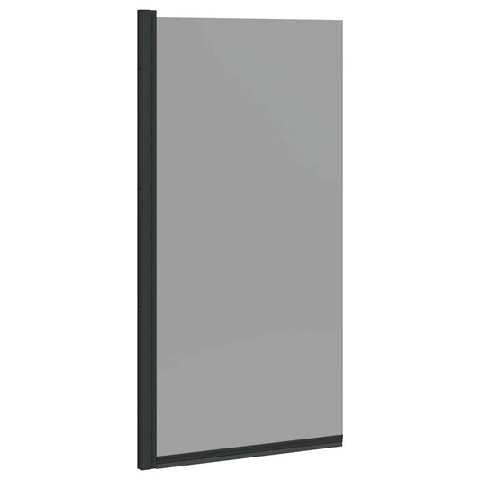 Bade dusjvegg Svart 68 x 130 cm Herdet glass