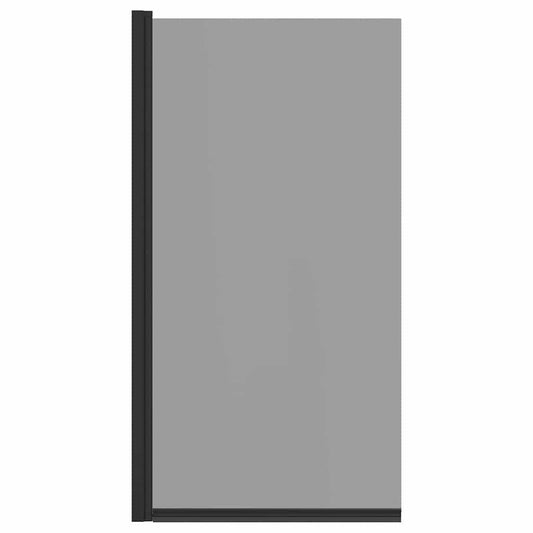 Bade dusjvegg Svart 68 x 130 cm Herdet glass