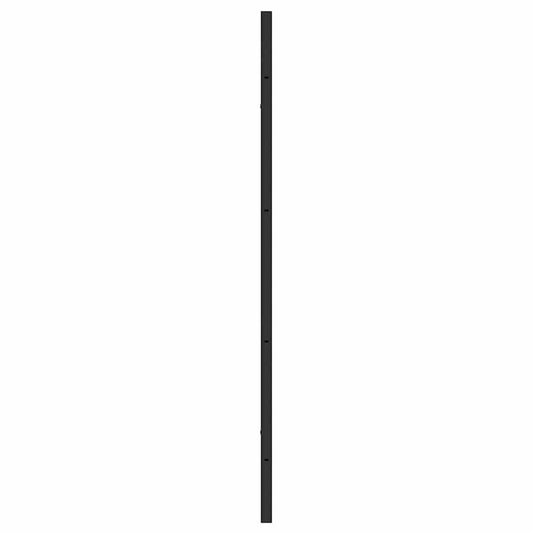 Bade dusjvegg Svart 68 x 130 cm Herdet glass