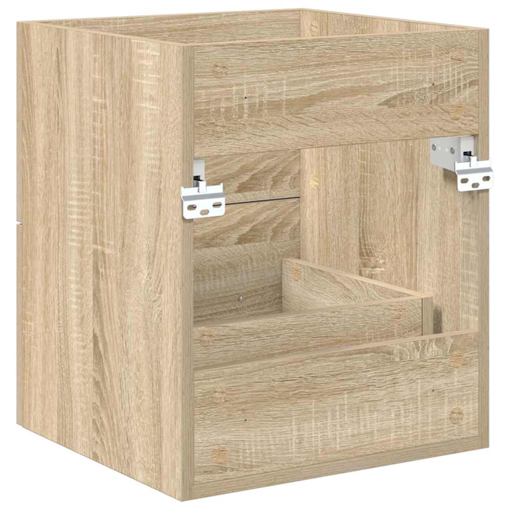 Vaskeskap med skuff Sonoma eik 38,5 x 41 x 48 cm Konstruert tre