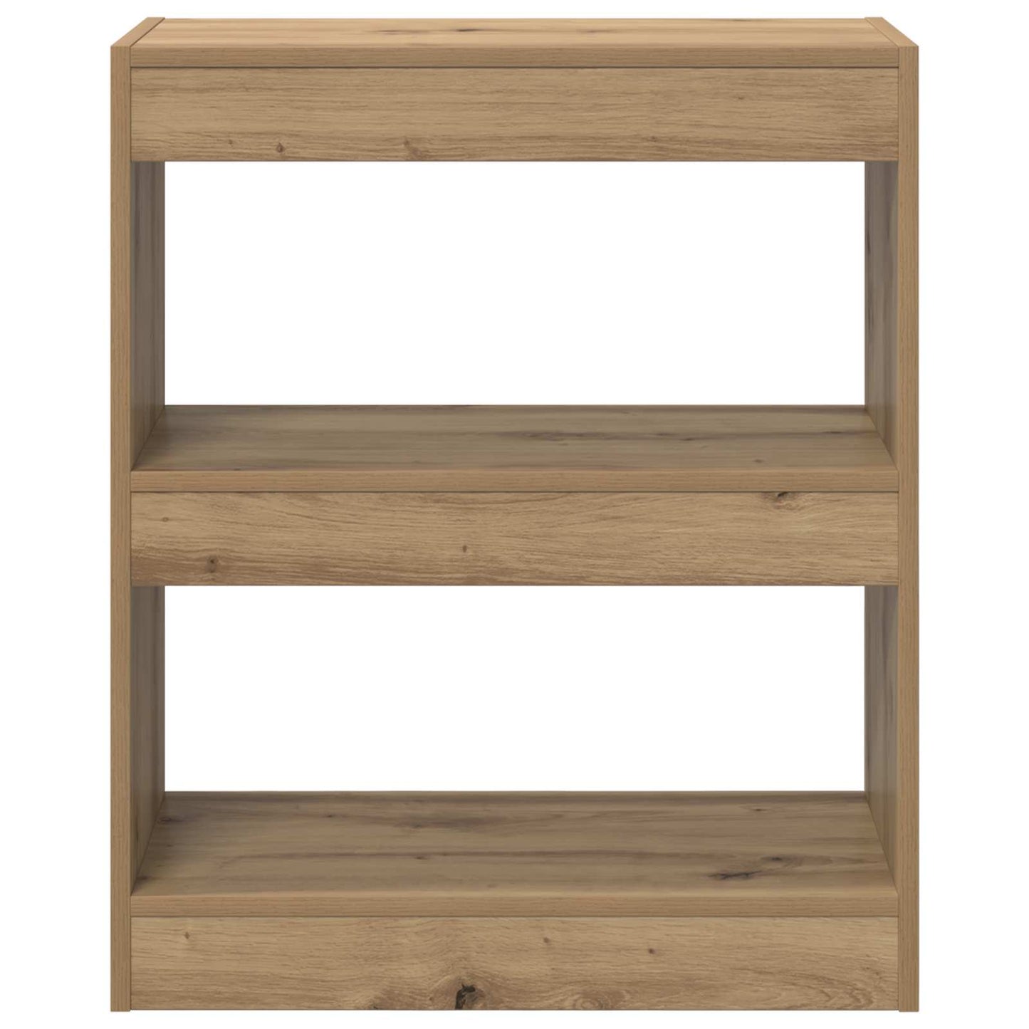 Bokskap 2 nivåer 60 x 30 x 72 cm Konstruert tre Artisan Eik