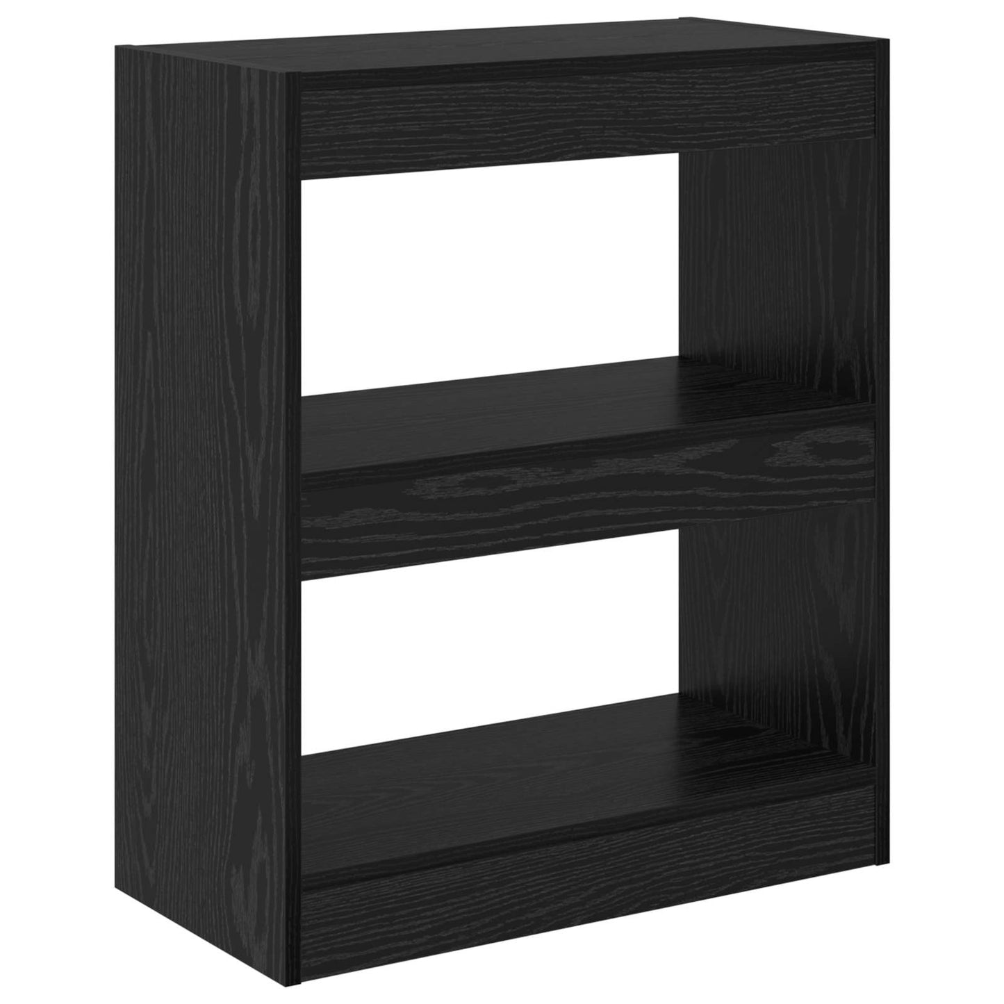 Bokskap Svart Eik 60 x 30 x 72 cm Konstruert tre