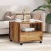 Kaffebord med skuff Gamle tre 55 x 55 x 45cm Konstruert tre