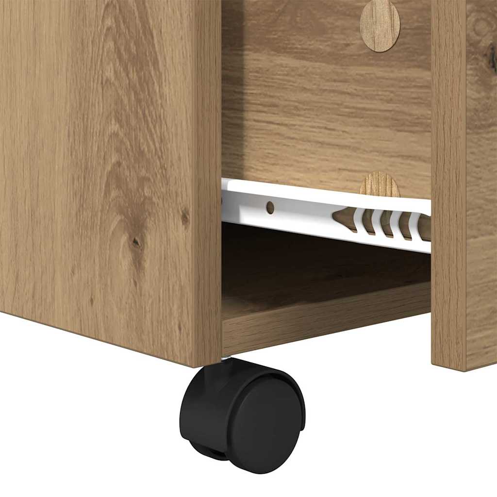 Kaffebord med skuff Artisan Eik 55 x 55 x 45cm Konstruert tre