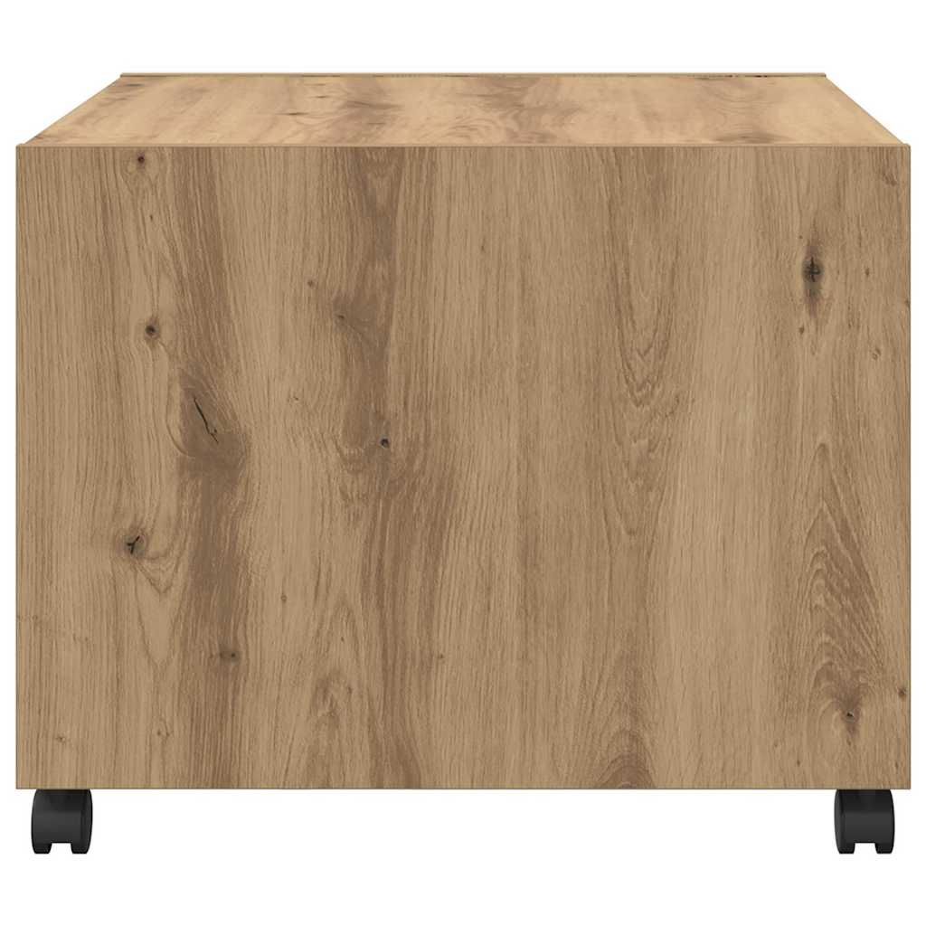 Kaffebord med skuff Artisan Eik 55 x 55 x 45cm Konstruert tre