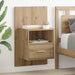 Nattbordskap 2 stk. Artisan Eik 50 x 32,5 x 80cm Konstruert tre