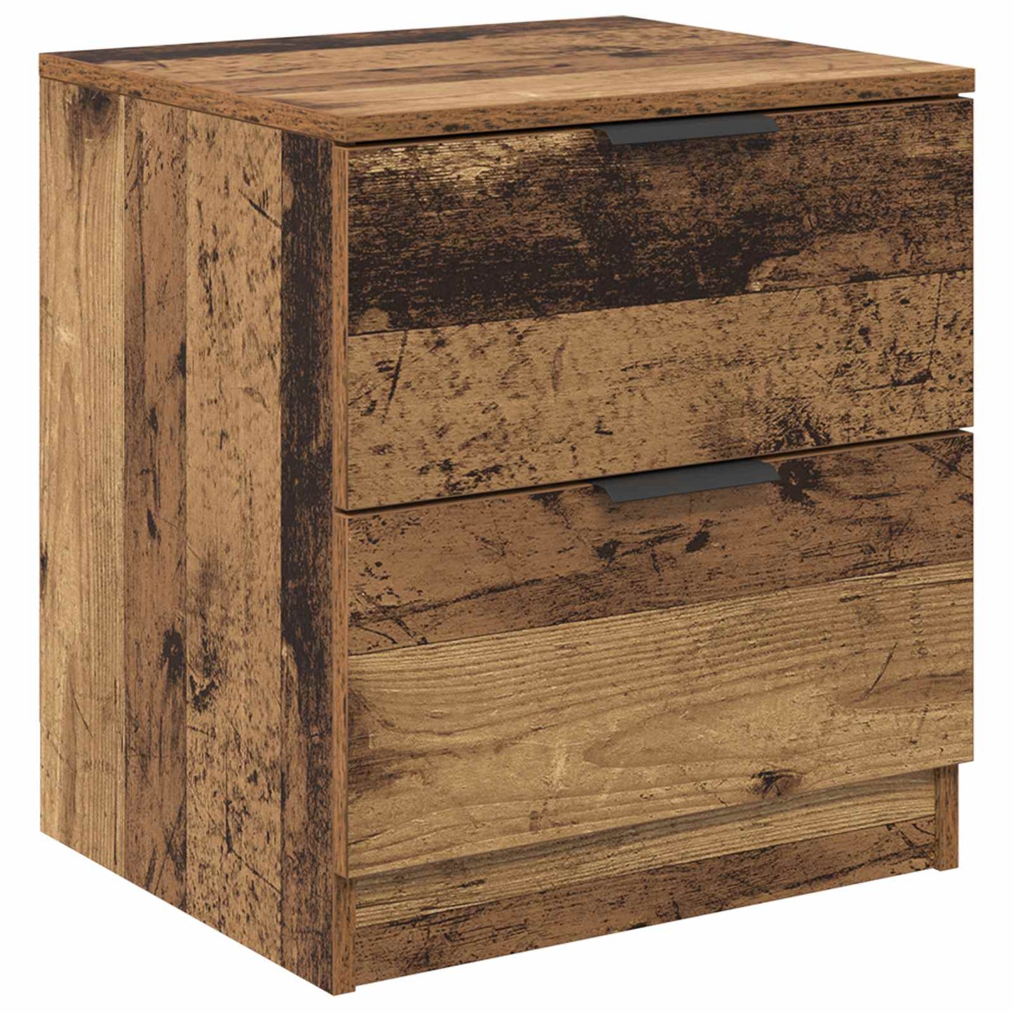 Nattbordskap 2 pcs Gammelt tre 45 x 39 x 50 cm Konstruert tre
