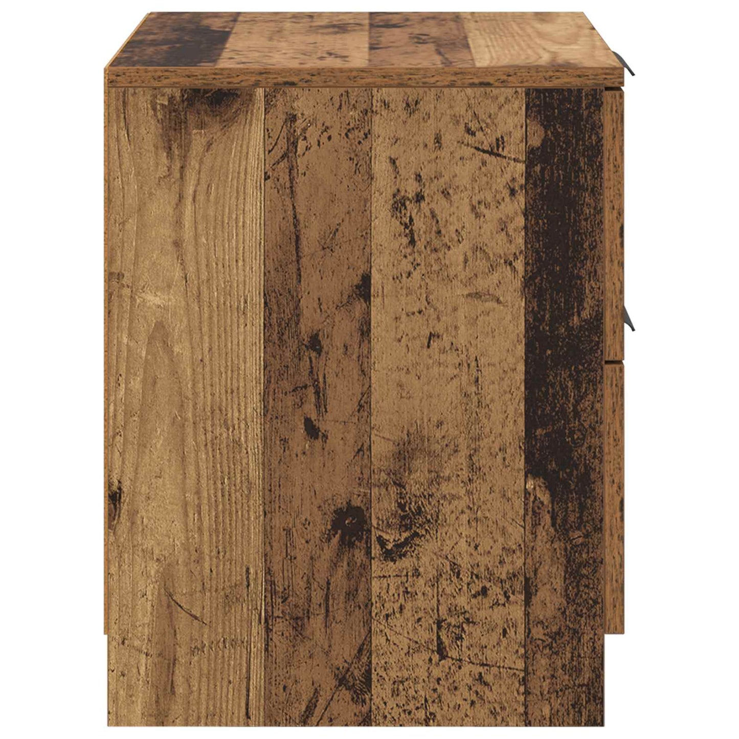 Nattbordskap 2 pcs Gammelt tre 45 x 39 x 50 cm Konstruert tre