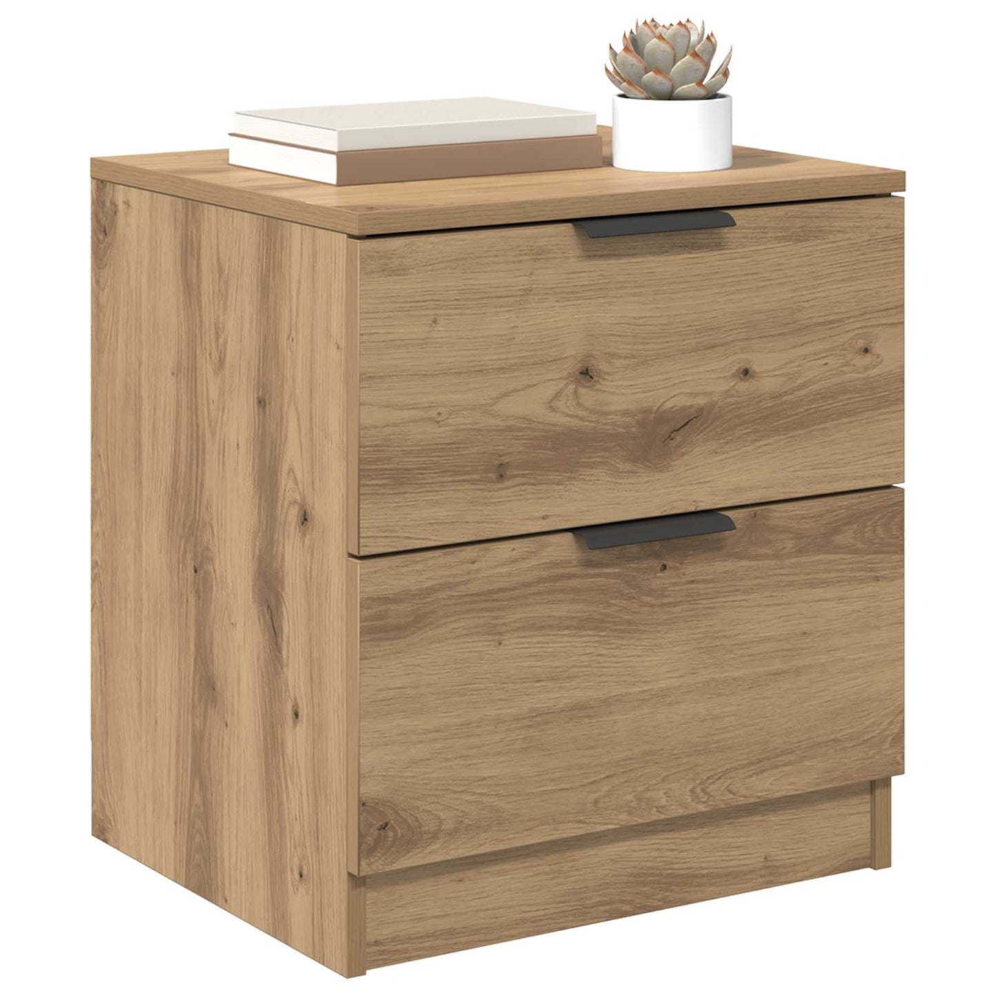 Nattbordskap 2 stk. Artisan Eik 45 x 39 x 50 cm Konstruert tre