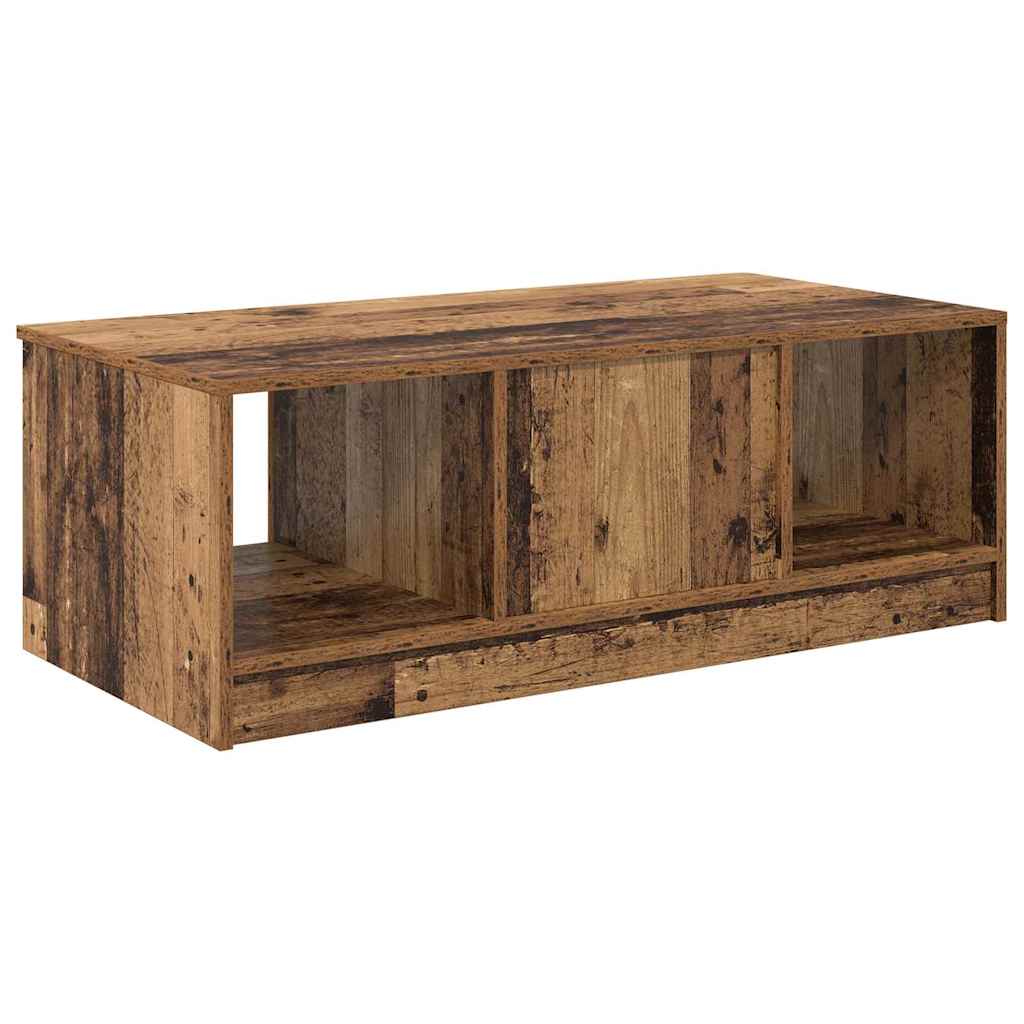 Kaffebord med skuff Gamle tre 102 x 50 x 36cm Konstruert tre