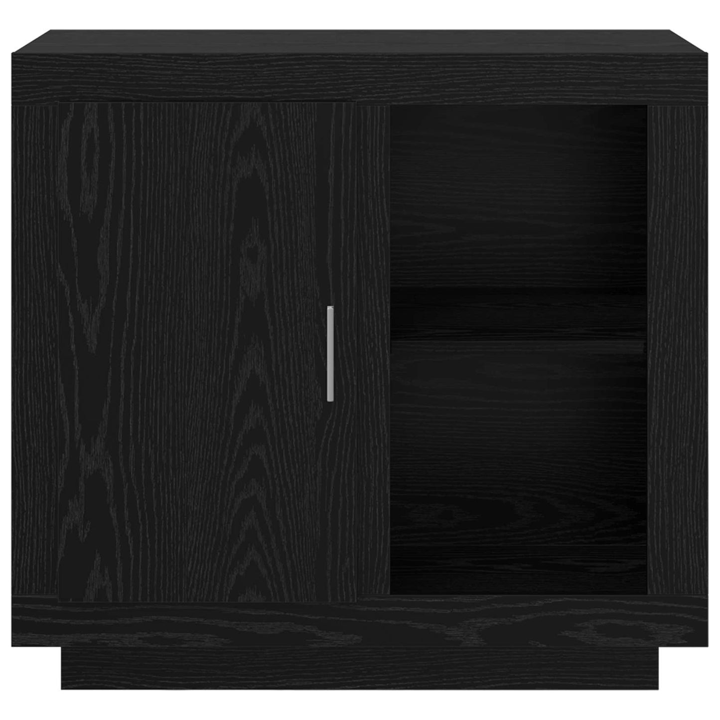 Serviesskap Svart Eik 80 x 40 x 75 cm Konstruert tre