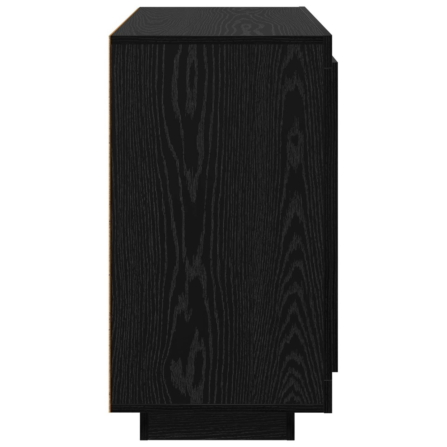 Serviesskap Svart Eik 80 x 40 x 75 cm Konstruert tre