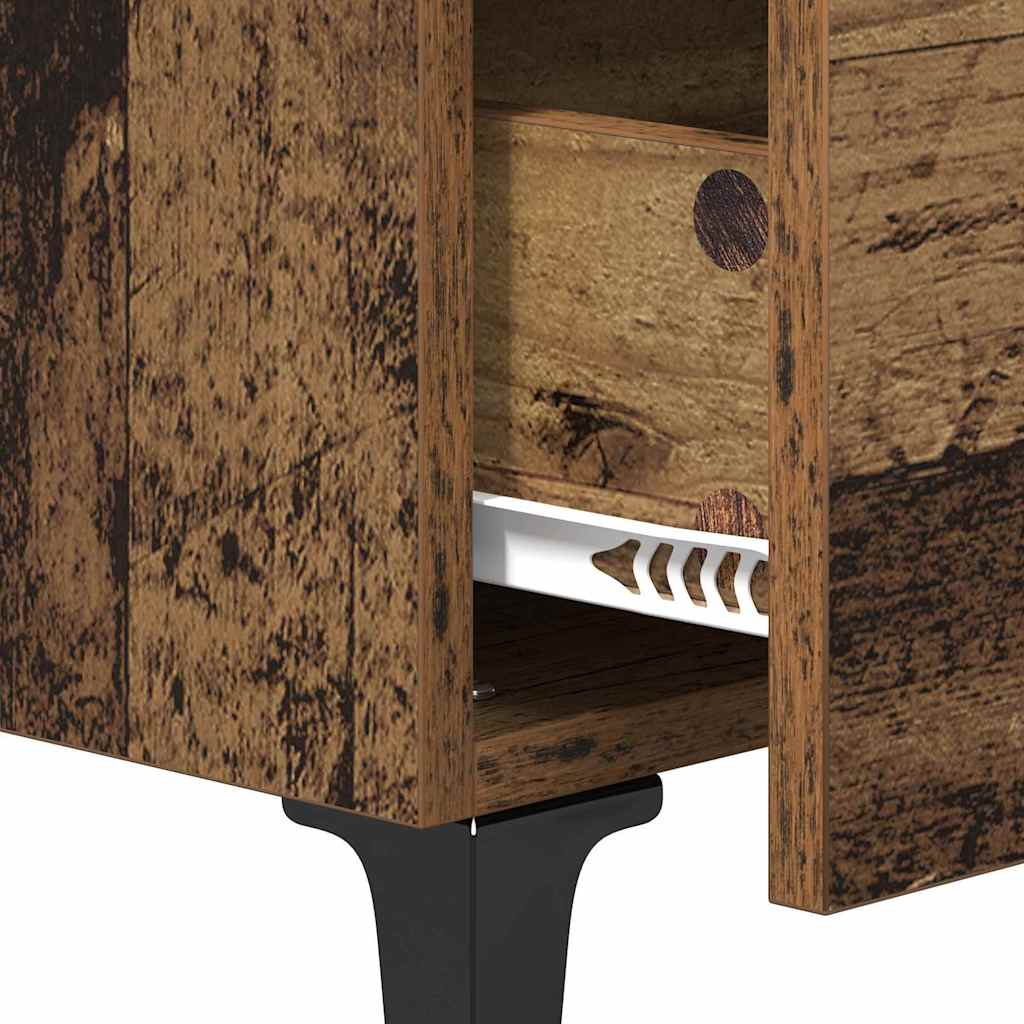 Sengeskap Gammelt tre 40 x 35 x 47,5 cm Konstruert tre