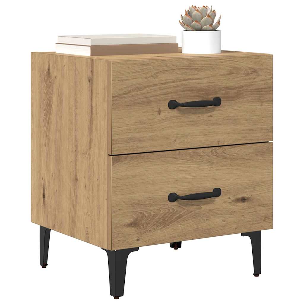 Sengeskap Artisan Eik 40 x 35 x 47,5 cm Konstruert tre