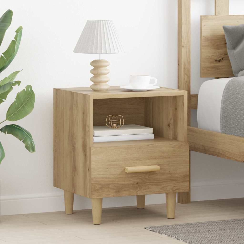 Nattbordskap Artisan Eik 40 x 35 x 47 cm Konstruert tre