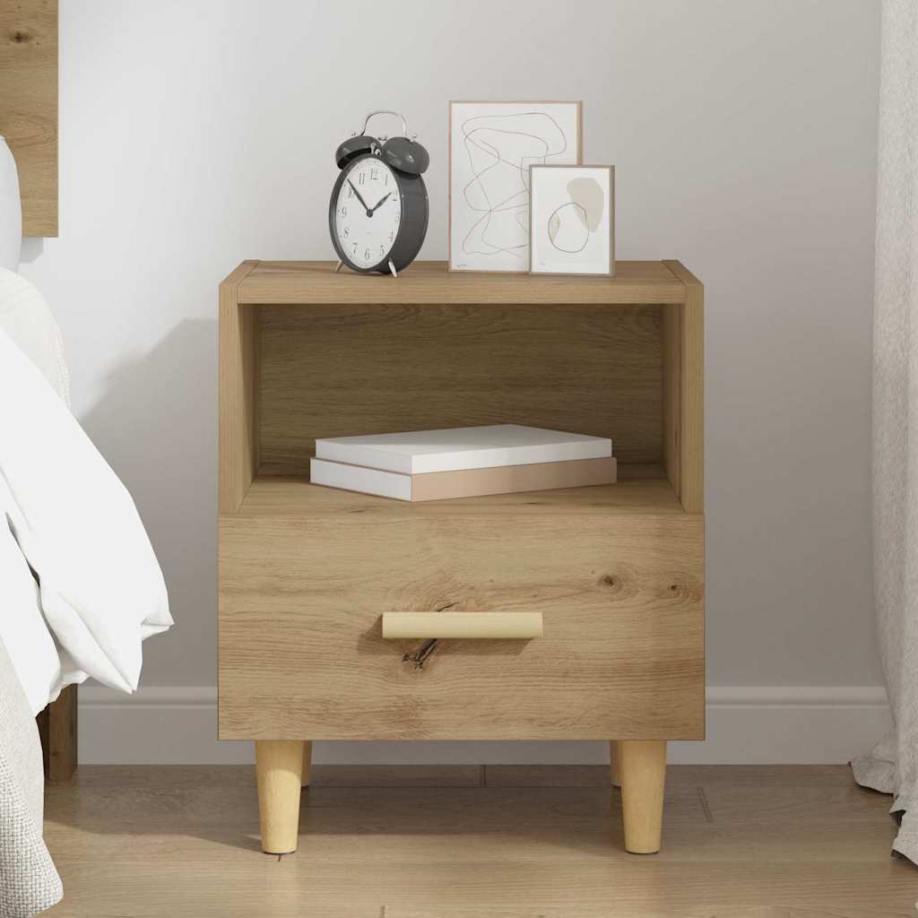 Nattbordskap Artisan Eik 40 x 35 x 47 cm Konstruert tre