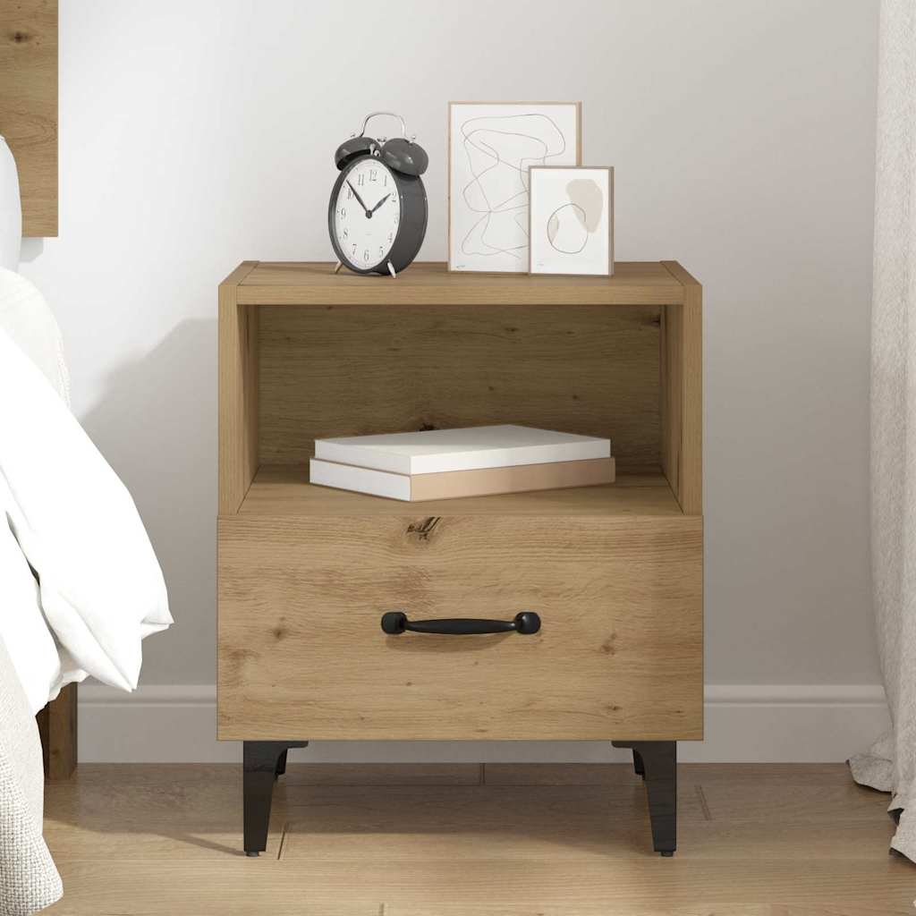 Nattbordskap Artisan Eik 40 x 35 x 47,5 cm Konstruert tre