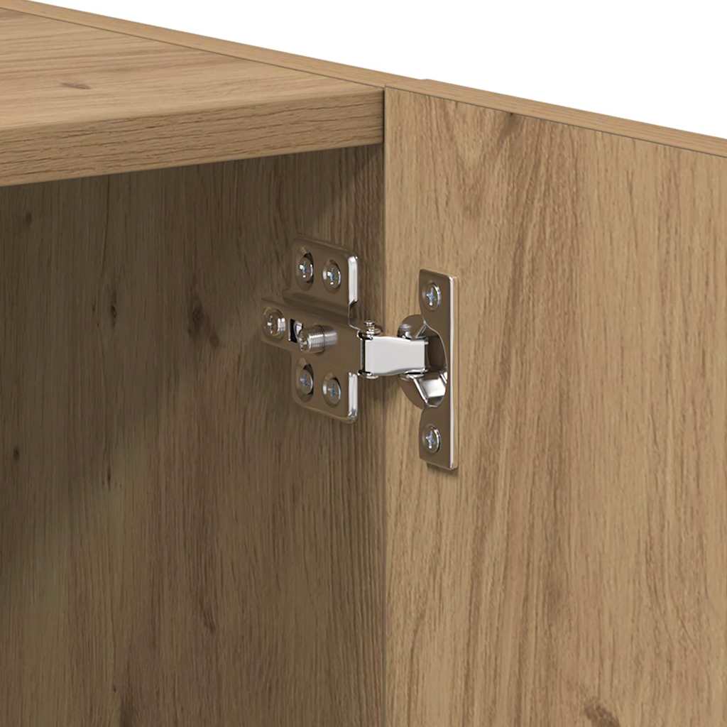 Nattbordskap 2 pcs Artisan Eik 40 x 40 x 50 cm Konstruert tre