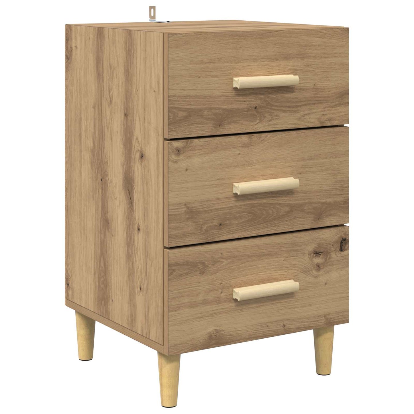 Nattbordskap Artisan Eik 40 x 40 x 66 cm Konstruert tre
