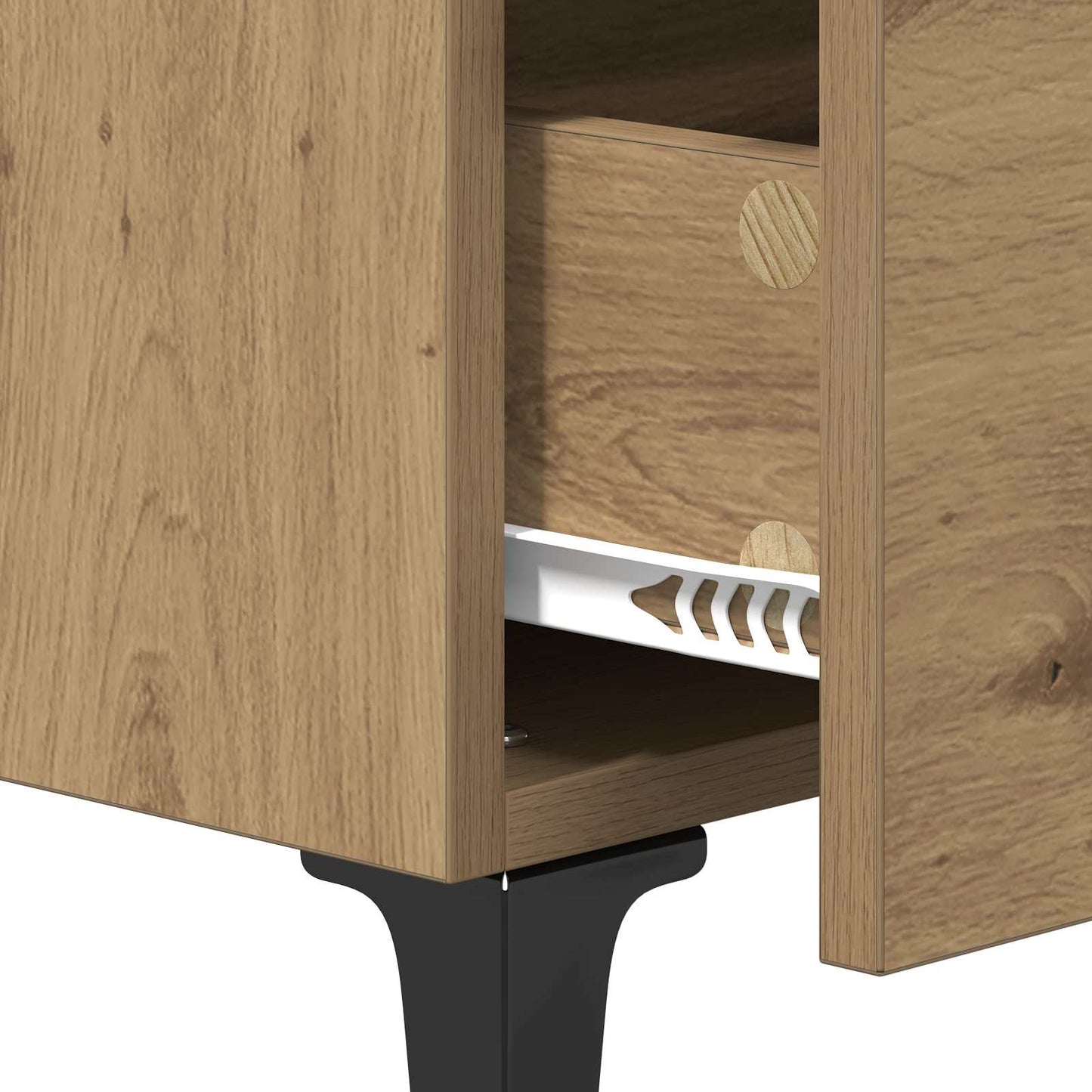 Nattbordskap Artisan Eik 40 x 40,5 x 66 cm Konstruert tre