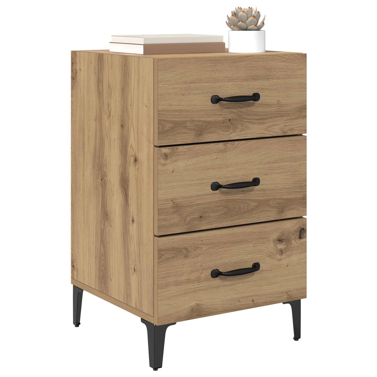 Nattbordskap Artisan Eik 40 x 40,5 x 66 cm Konstruert tre