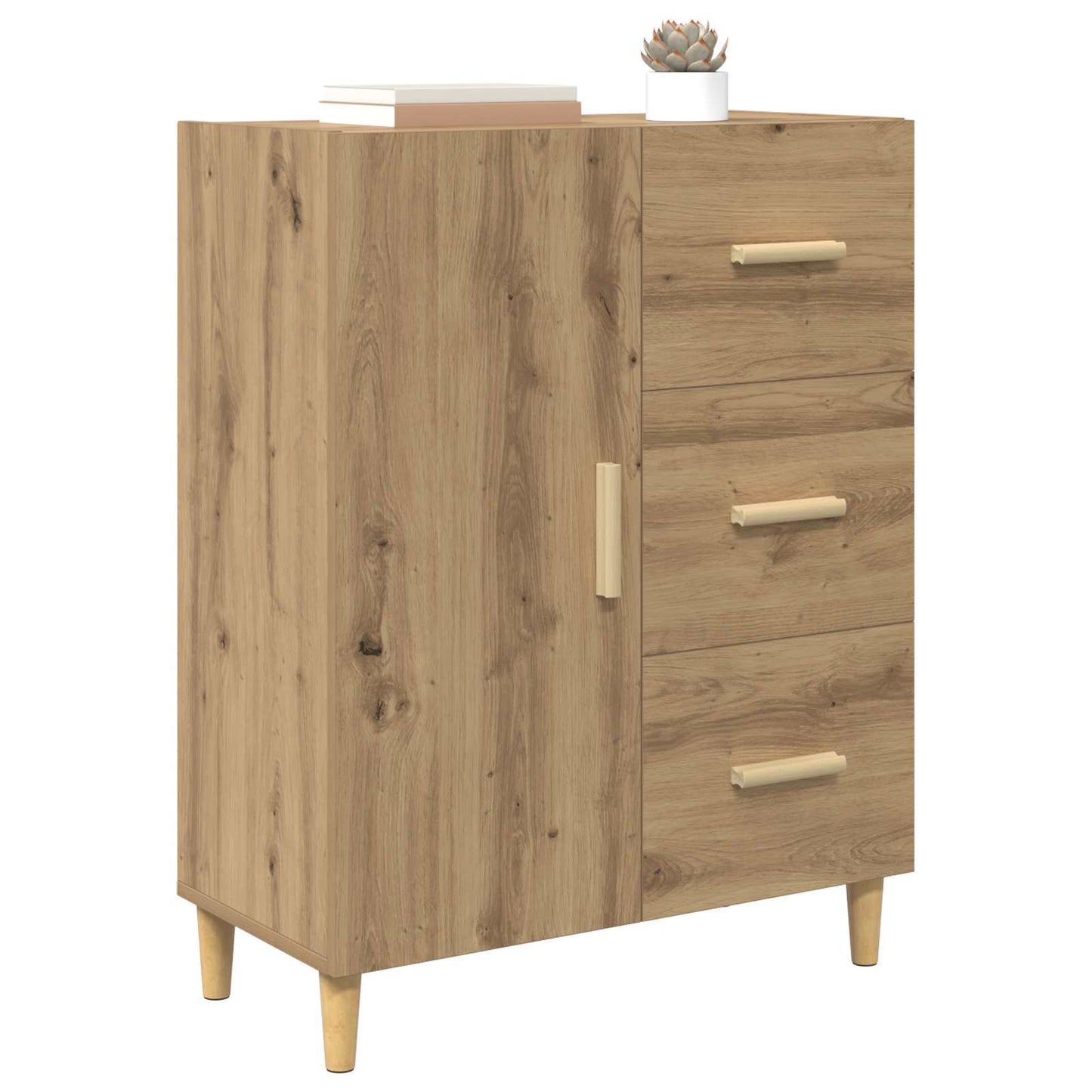 Serviesskap Artisan Eik 34 x 69.5 x 90 cm Konstruert tre
