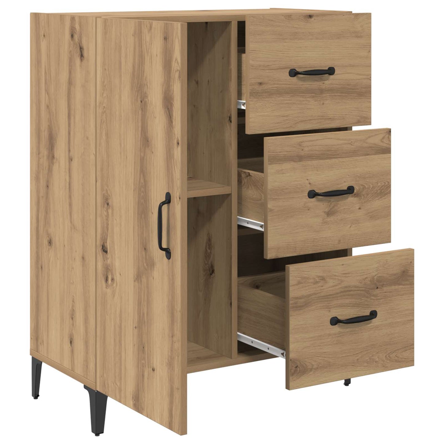 Serviesskap Artisan Eik 69,5 x 34 x 90 cm Konstruert tre