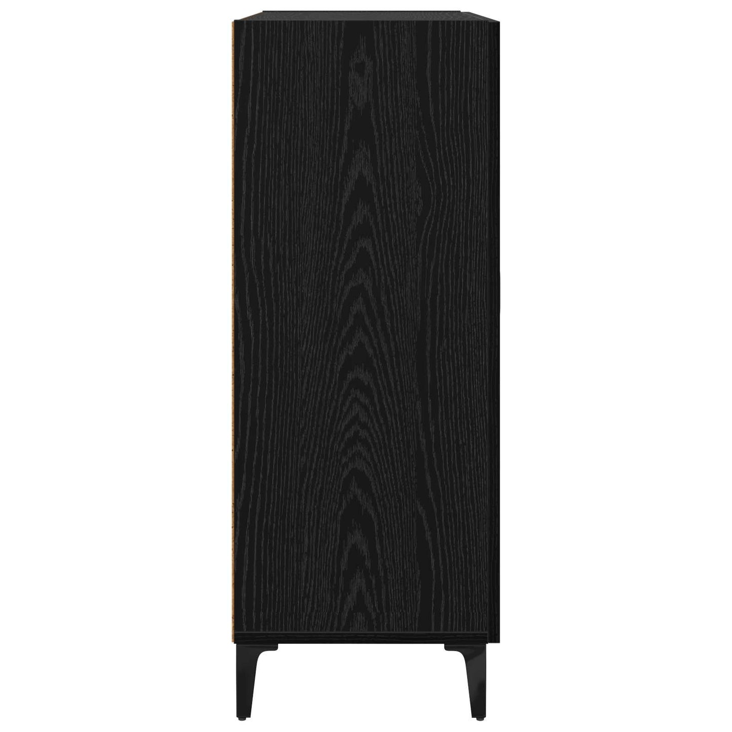 Serviesskap Svart Eik 69,5 x 34 x 90 cm Konstruert tre