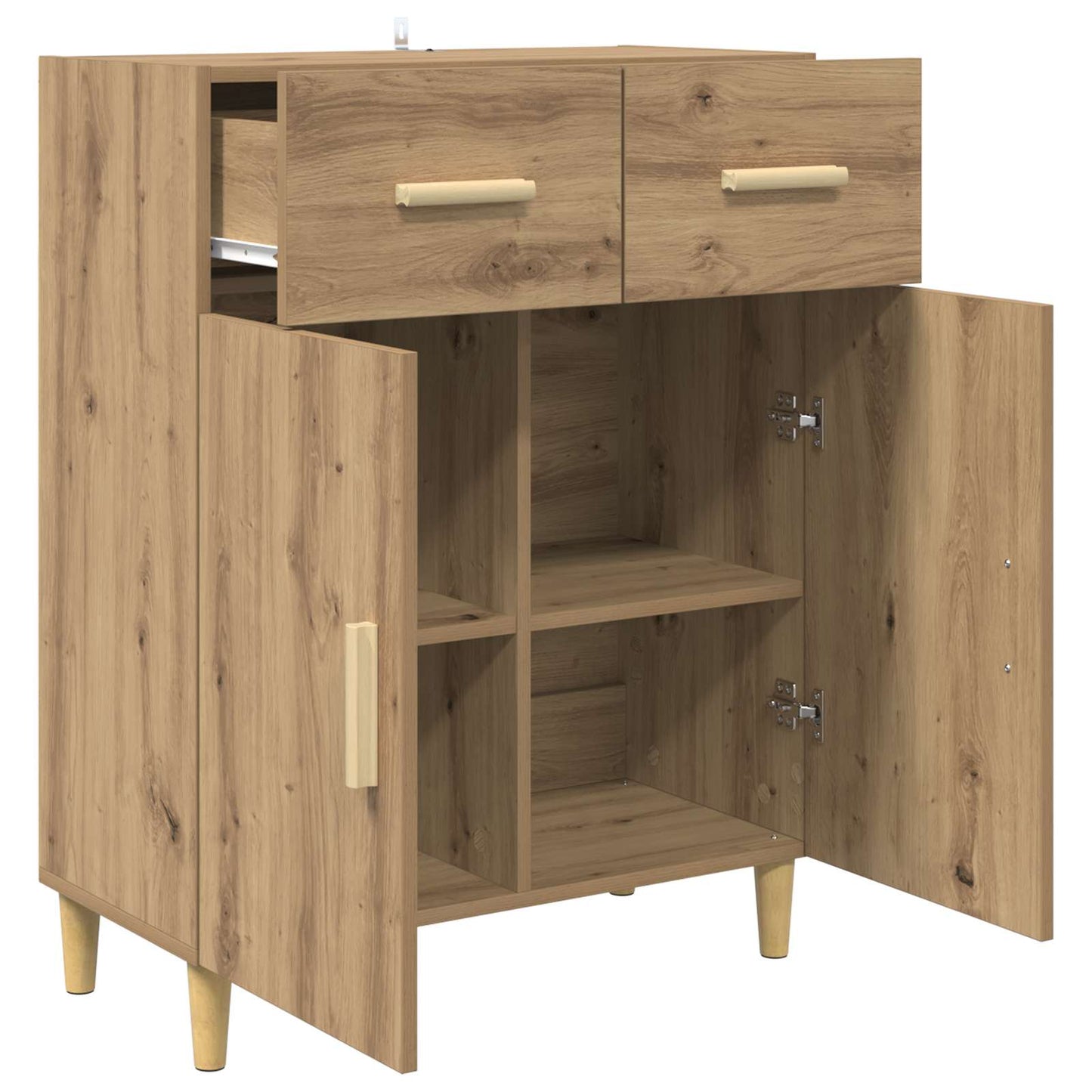 Serviesskap artisan eik 34 x 69.5 x 89 cm Konstruert tre