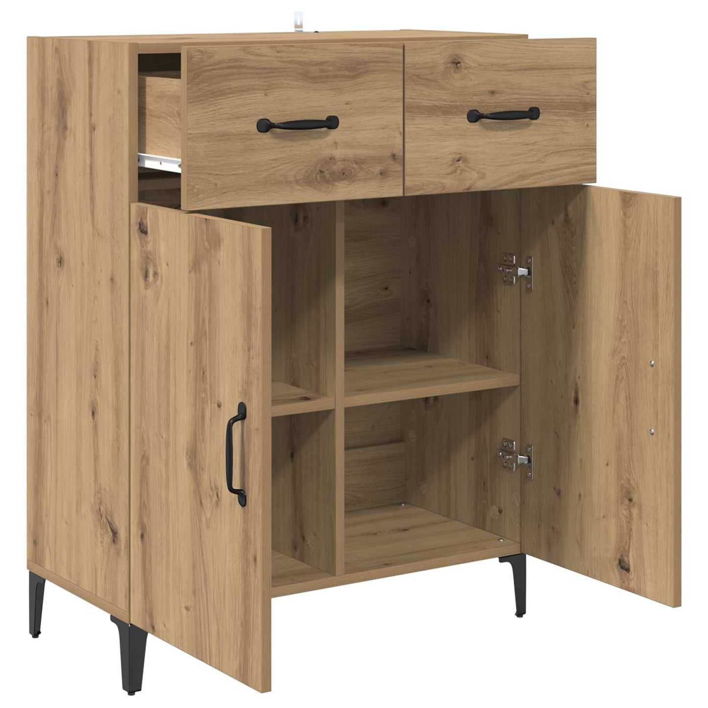 Serviesskap Artisan Eik 69,5 x 34 x 90 cm Konstruert tre
