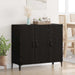 Serviesskap Svart eik 34 x 90 x 80 cm Konstruert tre
