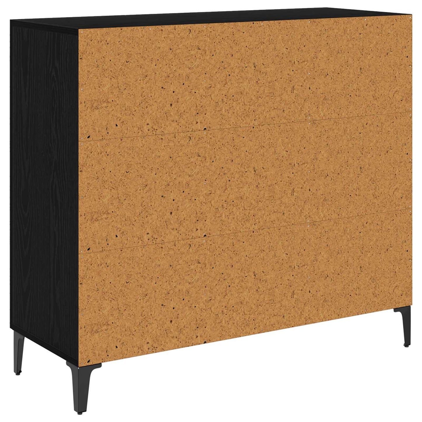Serviesskap Svart eik 34 x 90 x 80 cm Konstruert tre