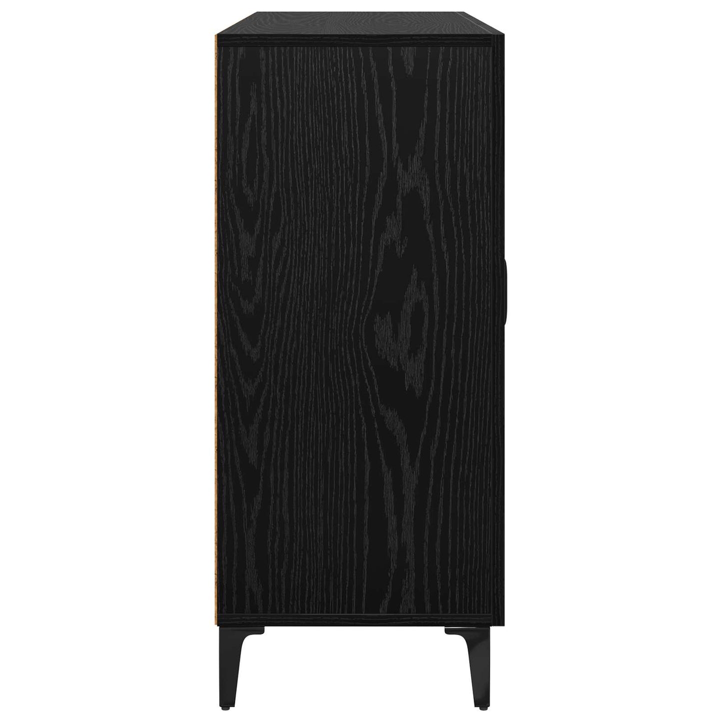 Serviesskap Svart eik 34 x 90 x 80 cm Konstruert tre