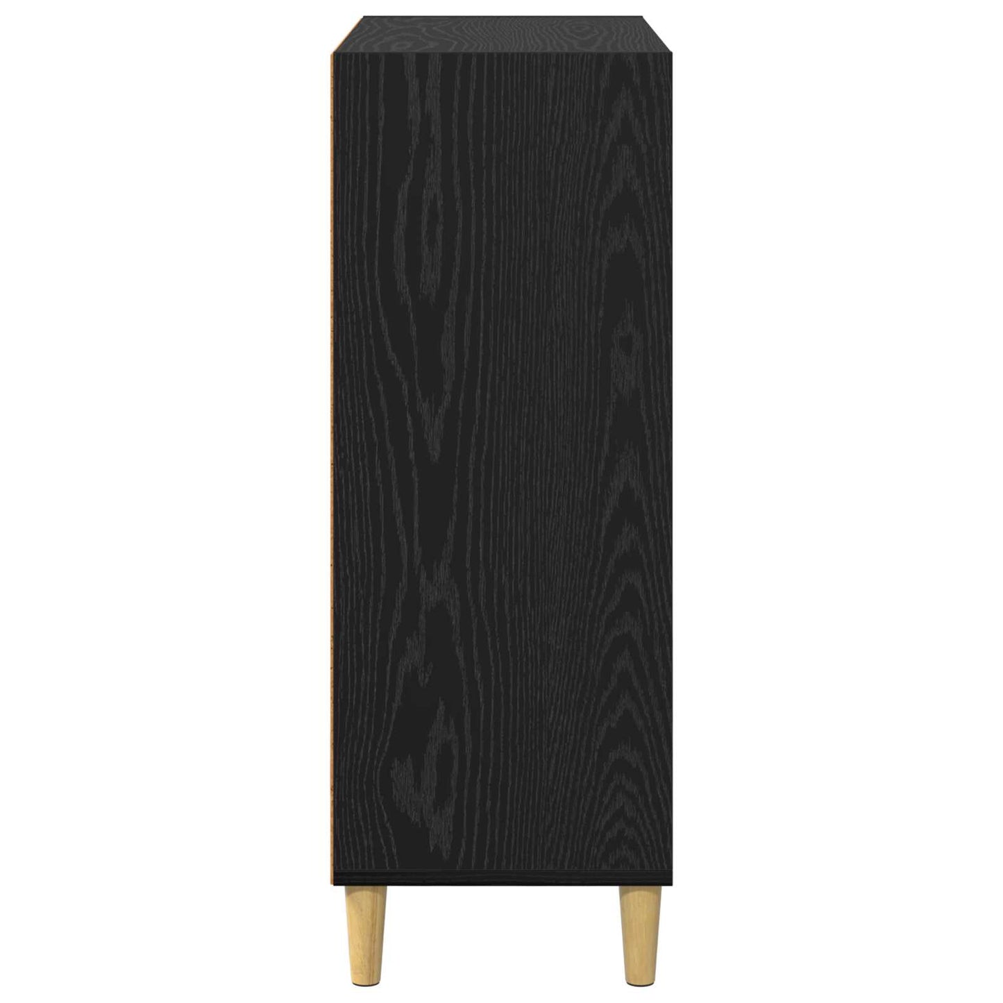 Serviesskap Svart Eik 69,5 x 32,5 x 90 cm Konstruert tre