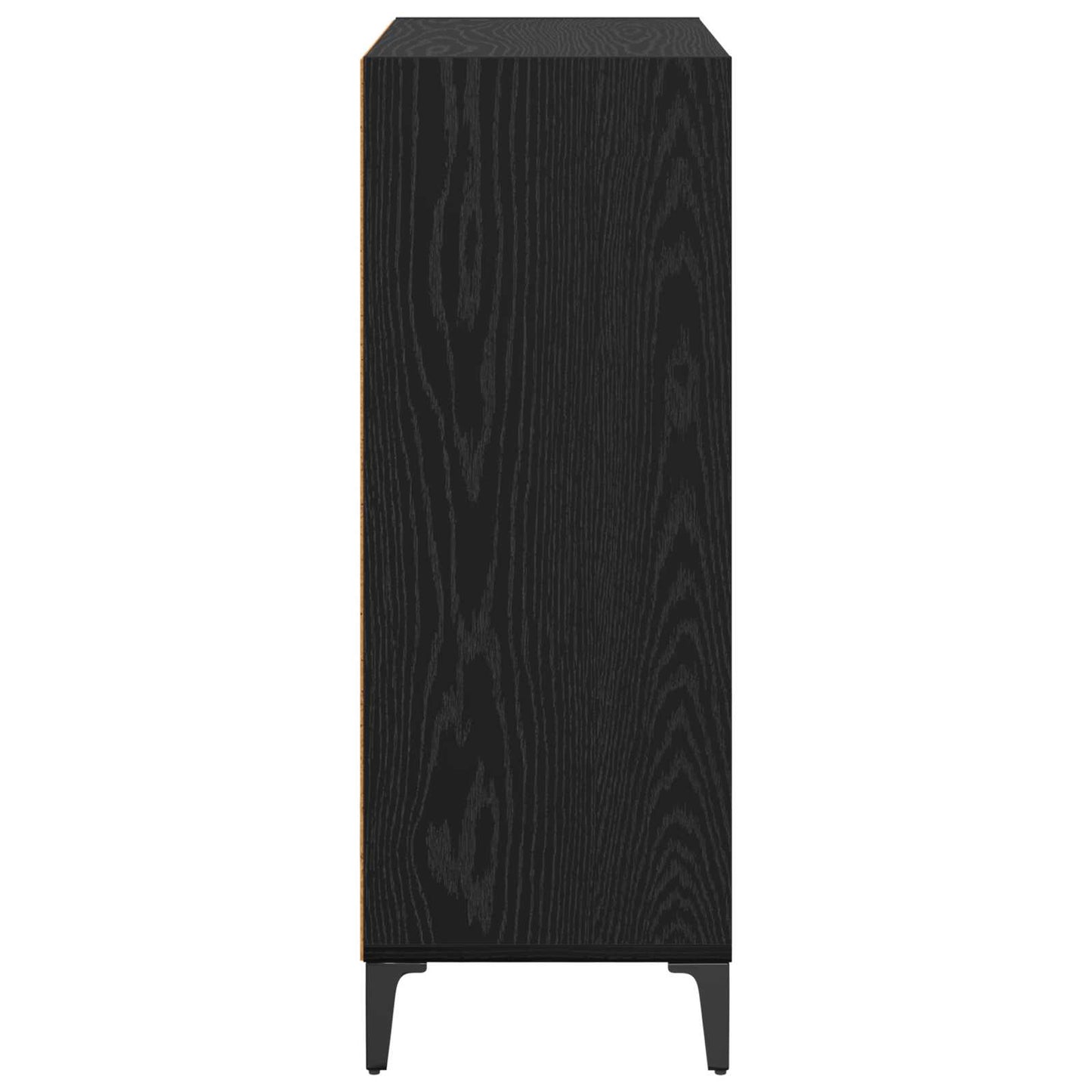 Serviesskap Svart Eik 69,5 x 32,5 x 90 cm Konstruert tre