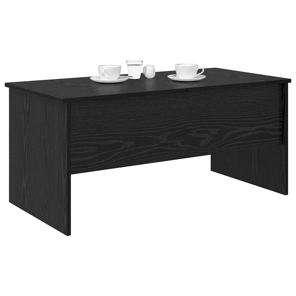 Kaffebord Svart Eik 102 x 50,5 x 46,5 cm Konstruert tre
